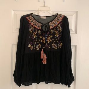 Altar’d State long sleeve embroidered top